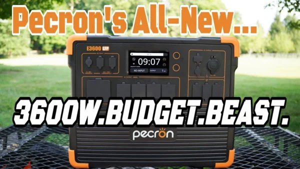 SERIOUSLY Good. The NEW Pecron E3600LFP Power Station can do nearly EVERYTHING!