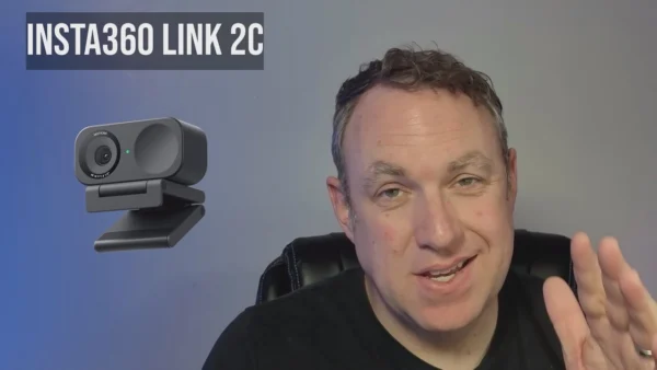 Insta360 Link 2C - 4K Webcam Review and lighting tests