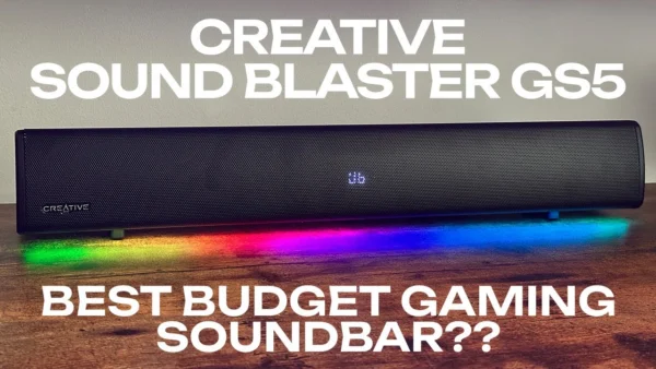 Creative Sound Blaster GS5 Review: RGB Gaming Audio That HITS Different!