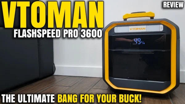 Vtoman’s Best Power Station So Far! | Vtoman FlashSpeed Pro 3600 Review
