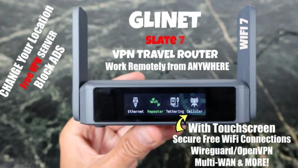 GL.iNET GL-BE3600 Slate 7 Travel VPN Router : You Need This!