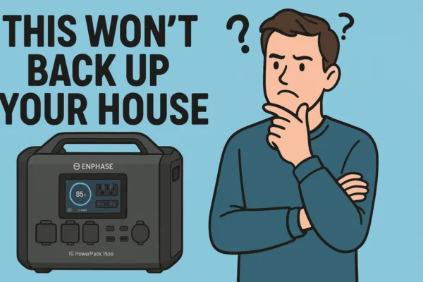 Why We Don’t Recommend the Enphase IQ PowerPack 1500
