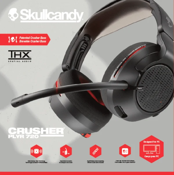 Skullcandy Crusher PLYR 720: Revolution in gaming sound with 4D bass