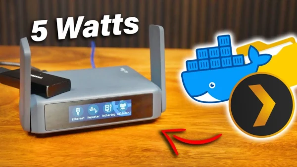 This Router is a NAS, and runs Docker...and Plex