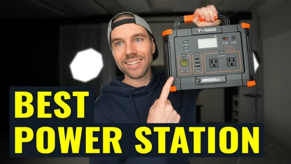 Best POWER STATION (Portable 1000WH) For Powering Lights and Charging Batteries Off Grid