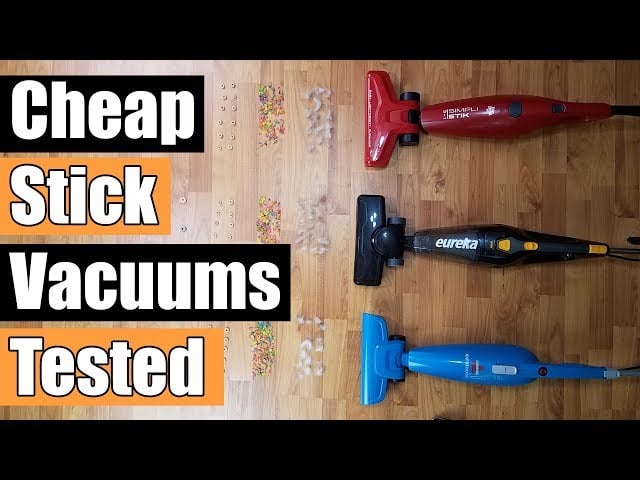 Best CHEAP Stick Vacuums Review - Bissell Featherweight vs Eureka Blaze vs Dirt Devil Simpli-Stick