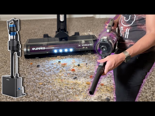 Eureka Stylus Elite Cordless Stick Vacuum with Self-Emptying Station