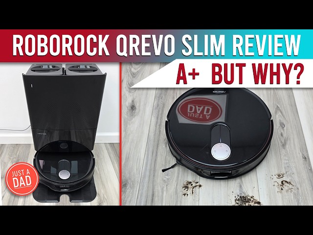 Roborock Qrevo Slim Robot Vacuum & Mop HONEST REVIEW JUST A DAD Approved?