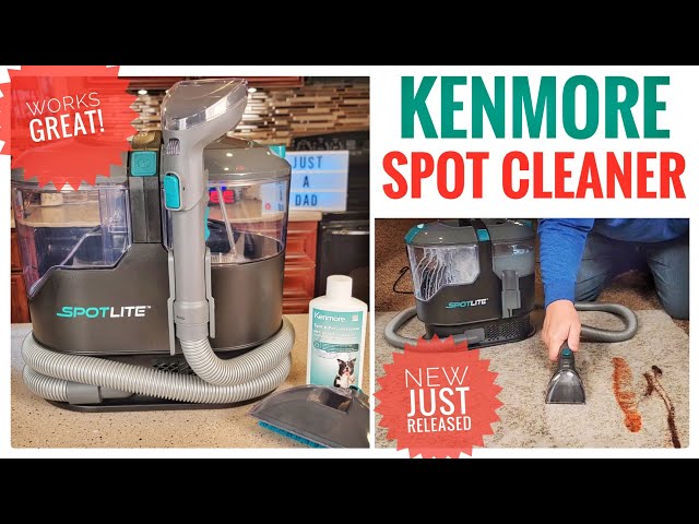 NEW! Kenmore Portable Carpet Spot Cleaner Review KW2001 Works Great! Very Powerful!