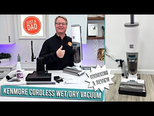 Kenmore HF5010 3-in-1 Cordless Wet-Dry Vacuum UNBOXING & REVIEW