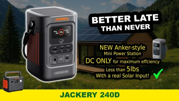 Jackery 240D aka 240 DC