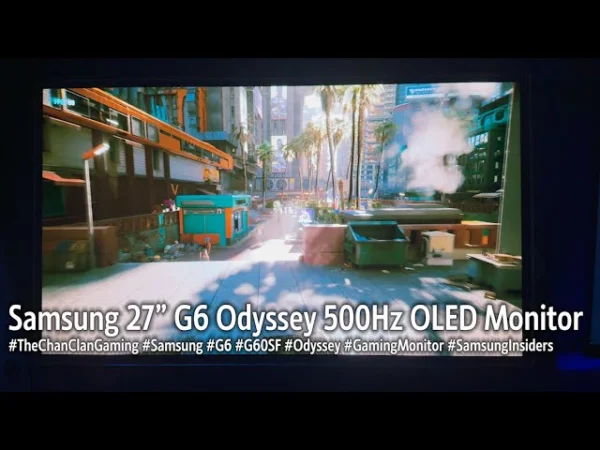 TechTalk: Samsung 27" G6 G60SF Odyssey 500 Hz OLED Gaming Monitor Demonstration and Review