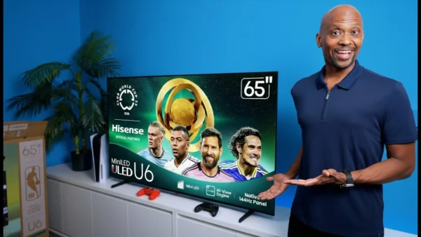 Hisense U6QF 144Hz Mini LED TV is Perfect for Movies AND Gaming! |