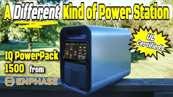 Enphase IQ PowerPack 1500: Quality Engineered *AND* UL Certified!