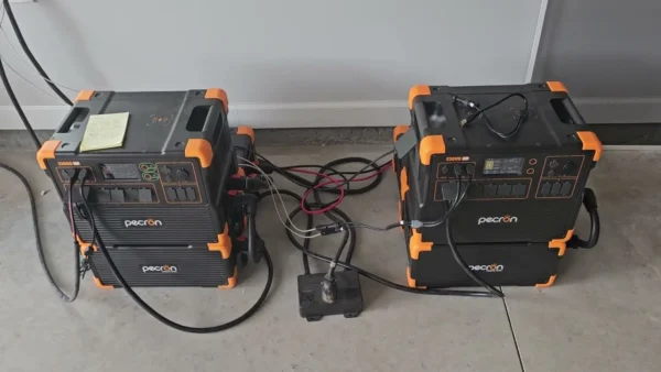 Pecron E3600LFP 240V Off-Grid Testing 0%-100% with Gas Generator and Solar!