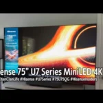 TechTalk: Hisense 2025 Class U7 Series 75" MiniLED QLED 4K TV U75QG Google TV Demo & Review