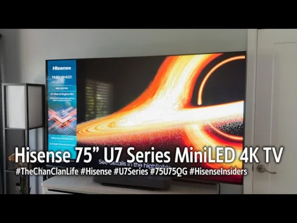 TechTalk: Hisense 2025 Class U7 Series 75" MiniLED QLED 4K TV U75QG Google TV Demo & Review