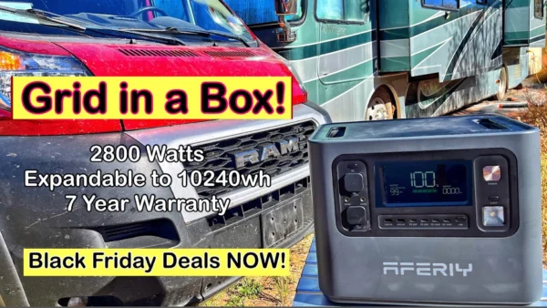 New AFERIY P280 2800W Portable Power Supply