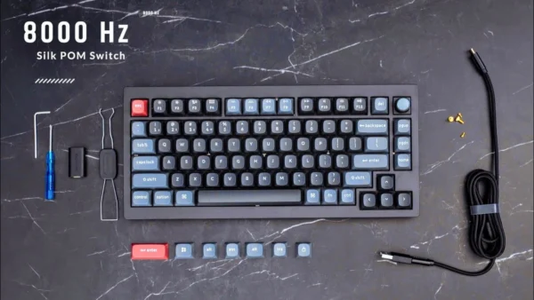 Keychron V1 Ultra 8K Review ~ 8000 Hz Wireless Mechanical Keyboard