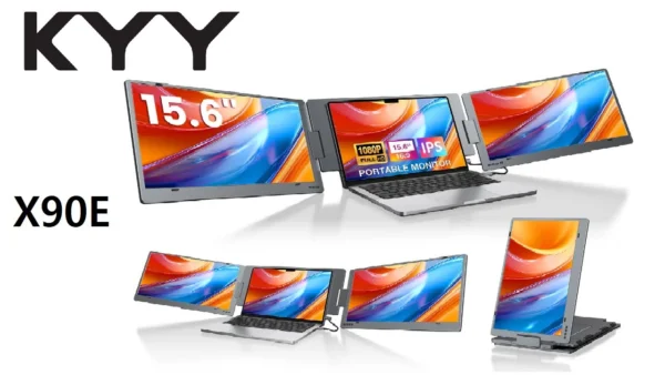 KYY 15.6" Triple Portable Monitor X90E Complete Review