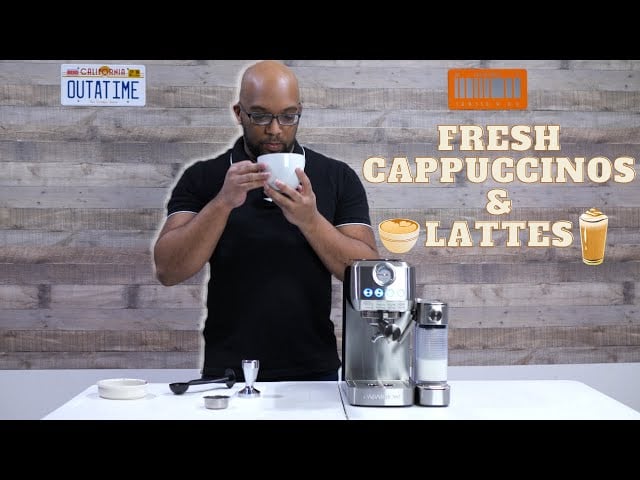 Casabrews 3700Pro Espresso Machine with Automatic Milk Frother Full Overview & Demo! - YouTube