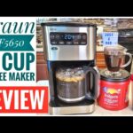 REVIEW Braun KF5650 Pure Flavor 14 Cup Coffee Maker - YouTube