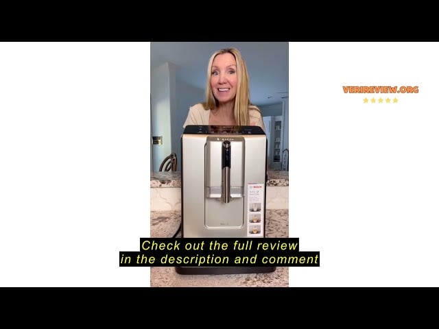 Review Bosch TIU20307 300 Series Fully Automatic Espresso Machine with Milk Express (in-cup frother) - YouTube