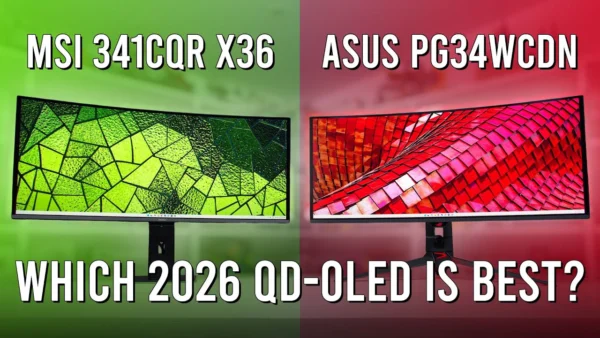 The New Best OLED Ultrawides: Asus PG34WCDN vs MSI 341CQR X36 Review