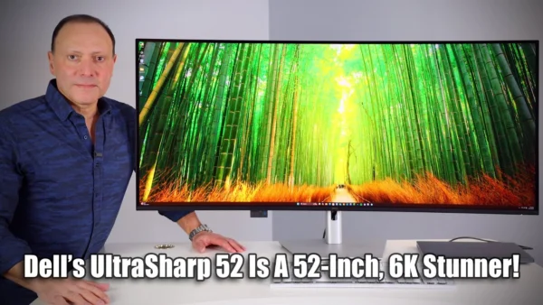 The Massive Dell UltraSharp 52 Thunderbolt Hub Monitor Is A 52-Inch 6K Stunner
