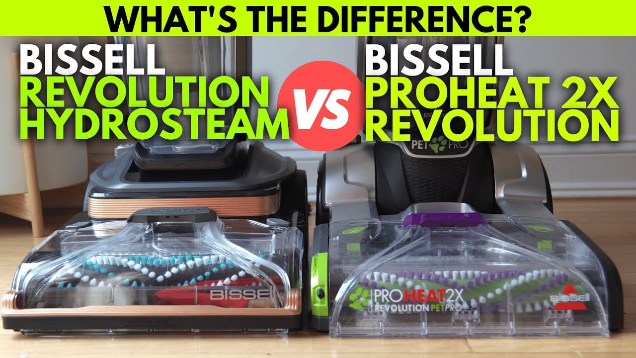 Bissell Revolution Hydrosteam vs Proheat 2X Revolution - 10 Biggest Changes