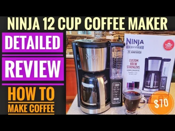 DETAILED REVIEW Ninja 12 Cup Programmable Coffee Maker CE200 HOW TO MAKE COFFEE