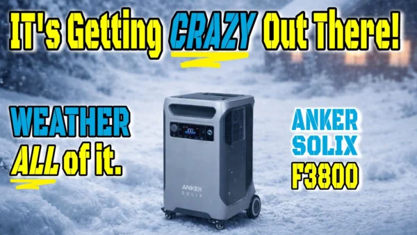 When Winter Hits Hard, Anker SOLIX F3800 Has Your Back!