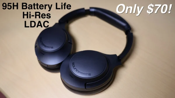 Soundpeats Cove Pro Review - Excellent Budget ANC Headphones! 95H Battery Life, Hi-Res, LDAC!