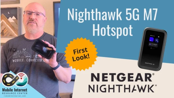 First Look: Nighthawk 5G M7 Global Hotspot with eSIM from Netgear