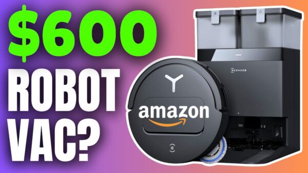 Best Amazon Robot Vacuum For $600!? (Deebot T50 Pro Omni Review)