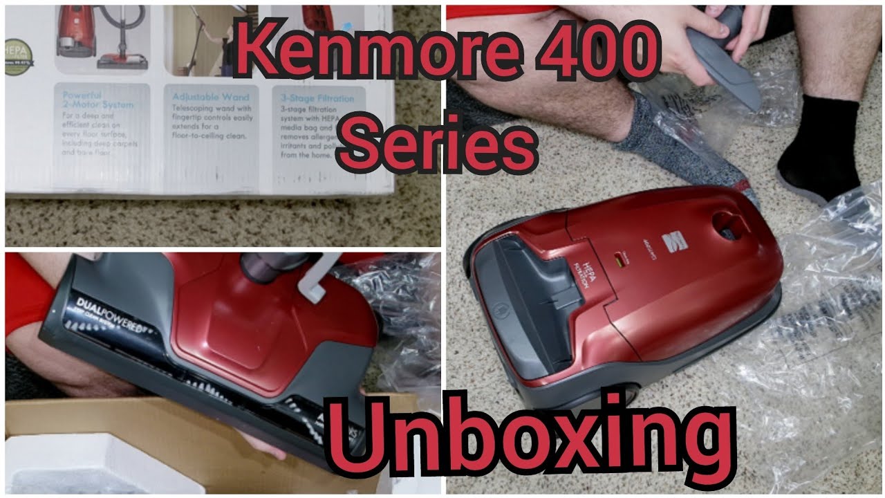 Kenmore 400 Series Bagged Canister Vacuum Unboxing