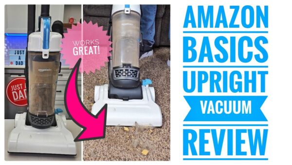 Amazon Basics Upright Bagless Vacuum Cleaner Review. Very LIGHTWEIGHT!