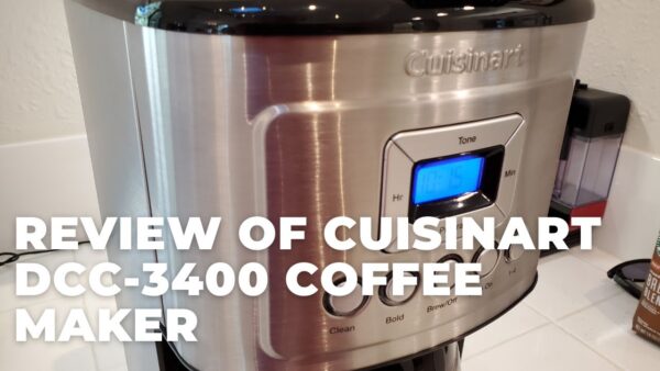Review and Demo of Cuisinart DCC-3400 Coffee Maker