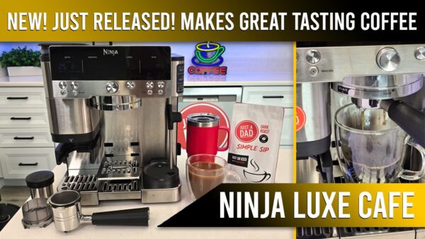 New! Just Released! Ninja Luxe Cafe Espresso Machine ES601 Makes Great Tasting Classic Coffee