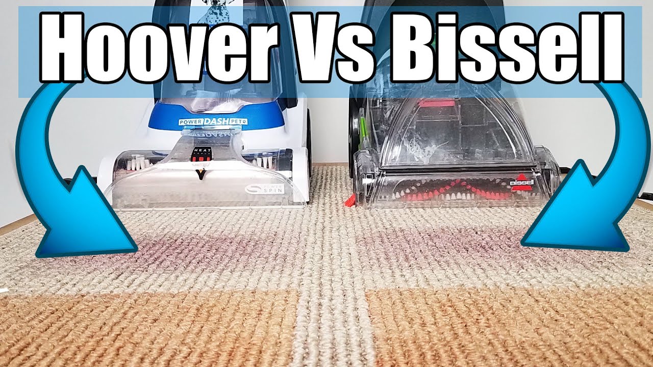 Hoover PowerDash Pet Vs Bissell TurboClean Powerbrush Pet - Carpet Cleaner Battle