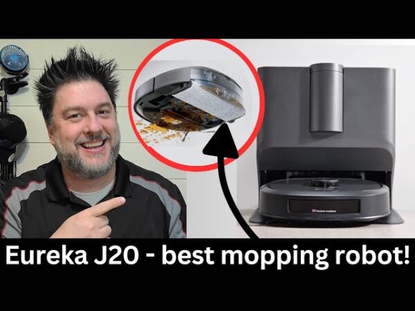 Eureka J20 BEST mopping robot vacuum. roller mop wheel