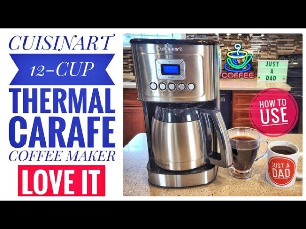 REVIEW Cuisinart DCC-3400 Thermal Carafe 12 Cup Programmable Coffee Maker Beep On / Off Feature