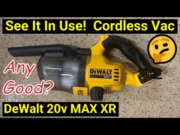 DeWalt Handheld 20V Cordless Vacuum DCV501HB ● See it in Action