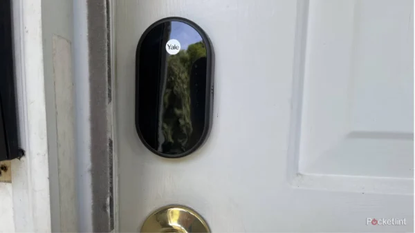 I love how chic the Google Nest x Yale Lock looks on my door