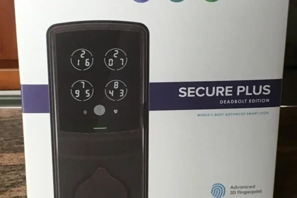 Lockly Secure Plus Smart Lock has 3D fingerprint entry to unlock your door