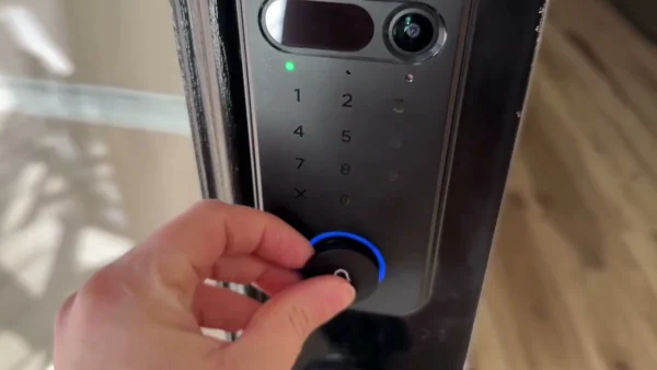 myQ Secure View™ 3-in-1 Smart Lock with 2K HDR Video Doorbell Camera, Face Access, Fingerprint