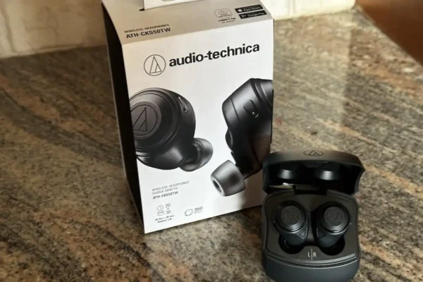 Discover the Future of Sound with Audio-Technica's ATH-CKS50TW Earbuds!