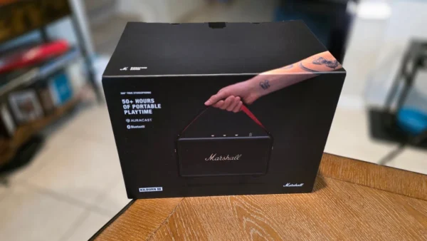 Marshall Kilburn III Portable Bluetooth Speaker - Black & Brass