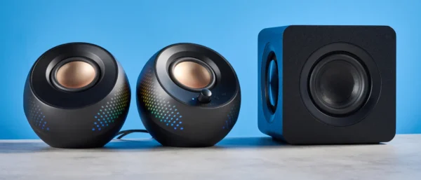 I just tested the Creative Pebble X Plus and it's the cheapest way to get speakers and a subwoofer — but might not impress