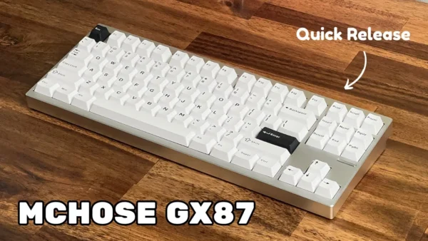 Budget Aluminum Keyboards Are Getting Better - MCHOSE GX87 - Review #keyboard